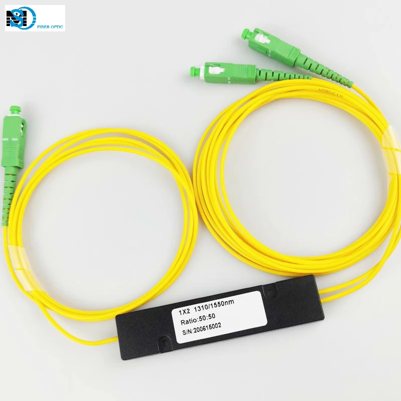 FTTH 1*2 Sc/APC Fiber Optic PLC Splitter Coupler for Network