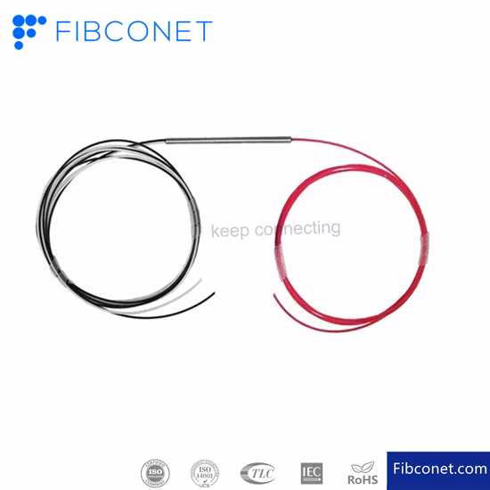 FTTH 光スプリッタ ファイバ光カプラ比スプリッタ 50: 50~99: 1 Fbt カプラ